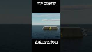 DCS Viggen short movie military carrier milsim dcs aviation warthunder [upl. by Ocnarfnaig712]