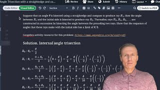 PreIntro Tips for GeoGebra and Overleaf [upl. by Anaitsirk936]