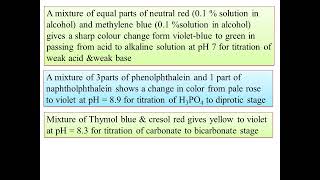 BCUMSc CHEMISTRYI SEM Paper104UNITIITitrimetric AnalysisMixed UniversalMultiple Indicators [upl. by Pinkerton808]