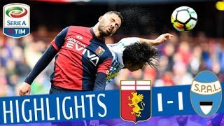 Genoa  SPAL 11  Highlights  Giornata 30  Serie A TIM 201718 [upl. by Assyl]