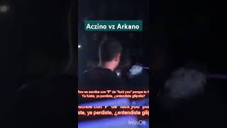 Aczino vs Arkano Round 2 coliseum round2 aczino arkano rap batallasescritas freestyle [upl. by Ahsoyek]