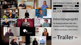 Interviewprojekt in Kooperation mit der Universität Regensburg – Trailer Wintersemester 20222023 [upl. by Eineeuq]