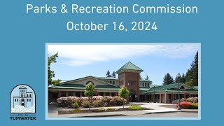 Parks amp Recreation Commission October 16 2024 [upl. by Dust]