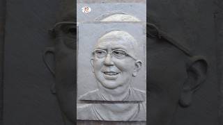 How to make a portrait with clay How to make relief sculpture  How to make Portrait  Clay art [upl. by Yelsnik]