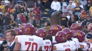 DITV Sports The Iowa Hawkeyes Fumble the CyHawk Trophy Back to Rival Iowa State Cyclones [upl. by Humph]