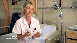 Aidesoignante en chirurgie ambulatoire [upl. by Eimiaj]