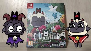 Cult Of The Lamb Deluxe Edition на Nintendo Switch  РАСПАКОВКА [upl. by Nilyahs]