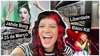 Vlog  São Paulo  Bikini Kill  25 de Março  Liberdade [upl. by Lefty]