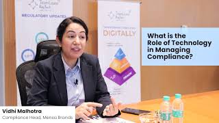 Vidhi Malhotra on Managing Compliance and Risk  Delhi NCAER Roundtable TeamLease RegTech [upl. by Audy]