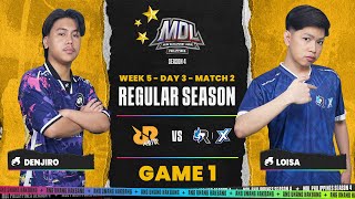 MDL PH S4  W5D3  RRQ VS RSGX  GAME 1 [upl. by Kokaras]