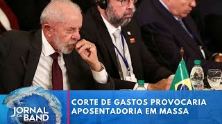 Pacote de corte de gastos do governo pode provocar aposentadoria em massa  Jornal da Band [upl. by Lovel]