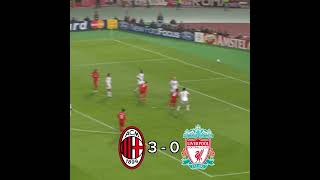 Ac milan Vs Liverpool 2005 Final ☠️shorts football [upl. by Cram]