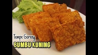 TEMPE GORENG BUMBU KUNING Sederhana tapi enak bergizi [upl. by Ycnan]