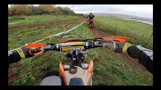 North East Vinduro  DODDINGTON farm enduro practice [upl. by Eetnwahs190]