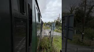 Steam Train at Level Crossing 🚂 steam train levelcrossing railway [upl. by Rekab9]