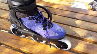 Rollerblade Macroblade 100 3WD W test [upl. by Anielram430]