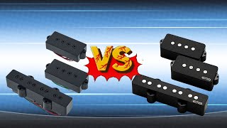 DiMarzio DP126 PJ vs EMG GZR PJ Bass Pickups [upl. by Samy923]