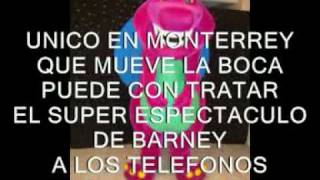 BARNEY ESPECTACULOS LUPA monterrey NL [upl. by Plossl]