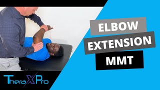 Manual Muscle Test  Elbow Extension [upl. by Eceinert432]