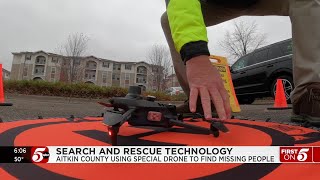 Law enforcement turning to special drones to find missing person [upl. by Armat]