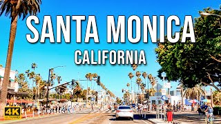 Santa Monica Driving Tour 4K  Los Angeles  California [upl. by Judy467]