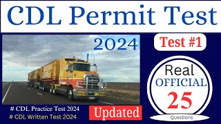 CDL Practice Test 2024  Master Your CDL Driving Skills with Ease [upl. by Hsotnas193]