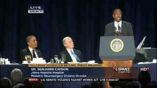 Dr Benjamin Carsons Speech at the National Prayer Breakfast [upl. by Relyat]