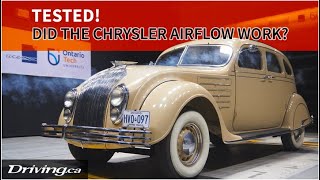 Chrysler’s 1934 Airflow revolutionized car aerodynamics—our windtunnel tests prove it  Drivingca [upl. by Ellenaej387]