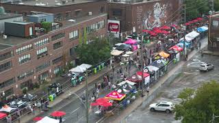 Leslieville Beer Fest Toronto ON  Full day time lapse 2023 [upl. by Eittam606]