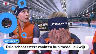 Tranen van vreugde en van verdriet tijdens WK schaatsen [upl. by Haras]