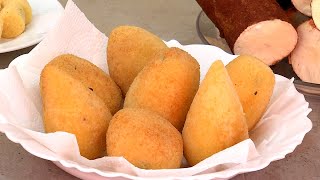 COXINHA COM MASSA DE MANDIOCA [upl. by Sklar328]