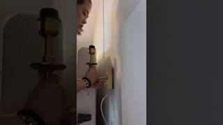 Quick amp Easy DIY for Dummies💡Install PlugIn Wall Sconces in Minutes shorts asmr 2023 [upl. by Aneeb]