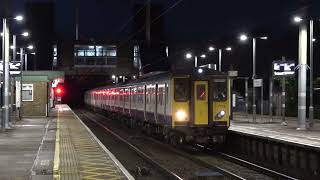 London Overground 317719 and Greater Anglia 317502 at Broxbourne [upl. by Ashwin]