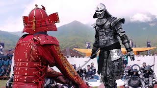 Keanu Reeves VS Golem Samurai Death Duel  FIGHT SCENE  47 Ronin  CLIP [upl. by Enelrahs170]