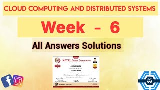 Cloud Computing And Distributed Systems  Week 6 Answers 2024  NPTEL 2024 [upl. by Filide]