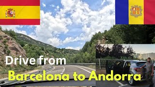 Driving from Barcelona to Andorra [upl. by Sinnard]