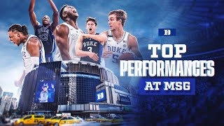 Top Duke Basketball Performances at MSG Since 2000 [upl. by Almeida]