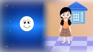 Chanda Mama Gol Gol  चंदा मामा गोल गोल  Hindi Poems For Kids [upl. by Naleek601]