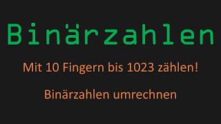 Mit 10 Fingern bis 1023 zählen mit Binärzahlen erklärt  Redstone 5 [upl. by Kessiah267]