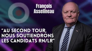 FRANÇOIS ASSELINEAU  quotAU SECOND TOUR NOUS SOUTIENDRONS LES CANDIDATS RNLRquot [upl. by Abdu]