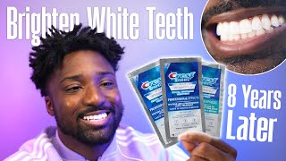 CREST 3D 1 hour teeth whitening strips  First Impressions and review [upl. by Urquhart469]