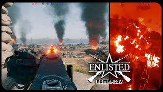 So IMMERSIVE amp realistic Gameplay  Enlisted HD [upl. by Tini725]