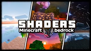 🍷Los MEJORES SHADERS para MINECRAFT PE 120  Mcpe shaders 120 [upl. by Saucy527]