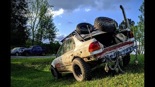 LIFTED CIVIC TRUCK CONVERSION PART 2 liftedcivic offroad honda [upl. by Mossberg468]