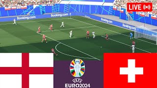 England vs Switzerland LIVE Euro Cup 2024 Germany Full Match  Simulation Video Games [upl. by Eiznekam]