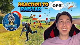 Reaction to Raistar 🍷🗿  Fastest Player in India 🇮🇳 ⁉️  Mehdix Free Fire RaiStar [upl. by Repsaj]