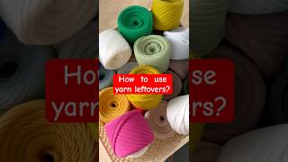 How to use yarn leftovers yarncrafting crochetaddict macramecreation [upl. by Atinaw]