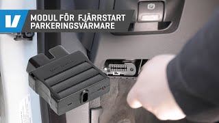 Modul för fjärrstart av bränslevärmaren till Volvo Volvo S80 V70 XC70 S60 V60 XC60 [upl. by Esiled]