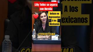 Lilly Tellez se puso celosa Bellaco tu no Noroña la deja mal ultimahora [upl. by Broderick390]