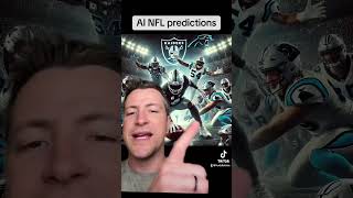 AI predicting NFL games week 3 nfl nflpicks nflfootball [upl. by Lindsley]